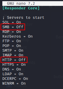 Responder Config